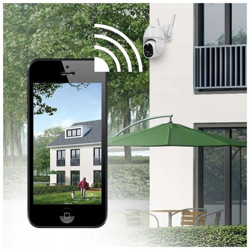 KAMERA ZEWNĘTRZNA WIFI OBROTOWA Z CZUJNIKIEM IP 1080P ZOOM DETEKCJA RUCHU na Arena.pl