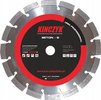 TARCZA DIAMENTOWA 125 x12x22,23mm BETON-B PROFESSIONAL KINCZYK 14-2021