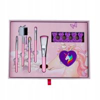ZESTAW DO MAKIJAŻU KOSMETYKI KUFEREK MAKEUP DLA DZIECI JEDNOROŻEC PREZENT