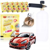 5X PIANA AKTYWNA PROSZEK PIANOTWÓRCZY MYJKI CIŚNIENIOWEJ+PIANOWNICA 1000ML