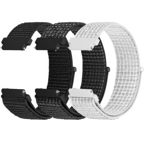 Paski do zegarka nylonowe 3 szt 20mm oddychające miękkie komfortowe na Arena.pl