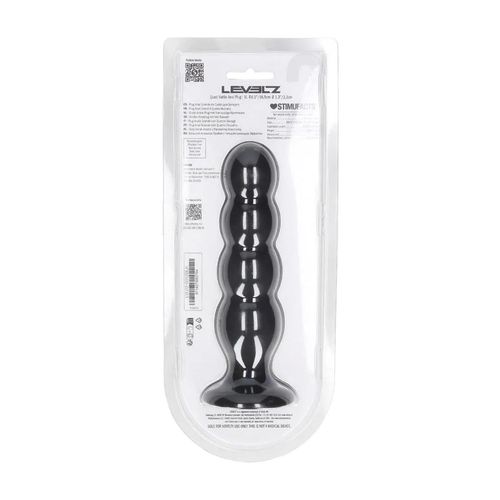 Quad Rattle Liquid Silicone Anal Plug - Xl - Black na Arena.pl