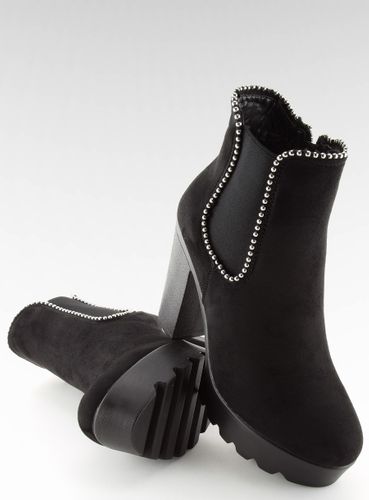 Botki na platformie czarne 123-30 BLACK - 41 na Arena.pl
