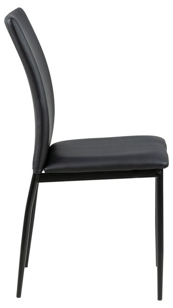 Krzesło Demina black PU tapicerowane zdjęcie 3