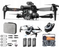 DRON Z KAMERA 4K ZDALNIE STEROWANY WIFI 45Min GPS 500M 3x AKU ZESTAW GIGANT
