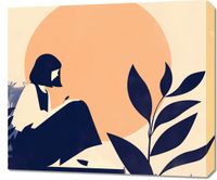 Obraz 70x60cm Kontemplacja