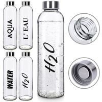 Butelka Szklana na Napoje Wodę Sok Lemoniadę Koktajl Smoothie Bidon 0,7L