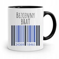 Kubek Czarny Dla Brata Braciszka Bezcenny Brat Z Nadrukiem Ze Zdjęciem
