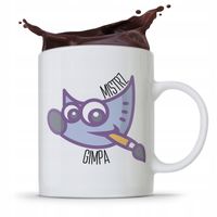 Kubek Prezent Urodzinowy Dla Grafika Mistrz Gimpa Z Nadrukiem Ze Zdjęciem