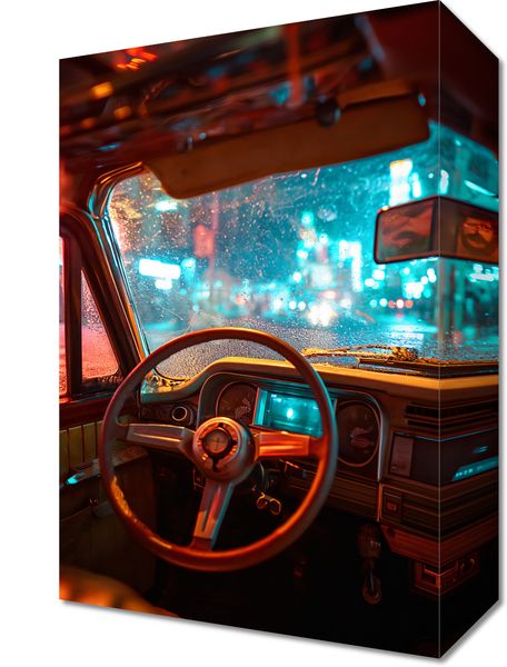 Obraz 20x30cm Nocny Kierowca zdjęcie 1