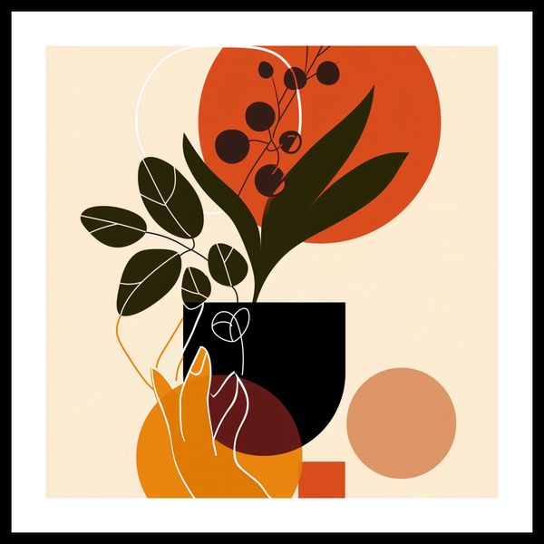 Plakat 40x40cm Dotyk Naturalności zdjęcie 3