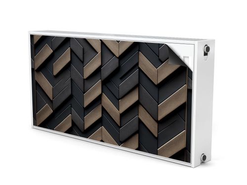 Magnetyczna MASKOWNICA Kaloryfera Drewno Abstrakcja Efekt 3D 110cm x 60cm na Arena.pl