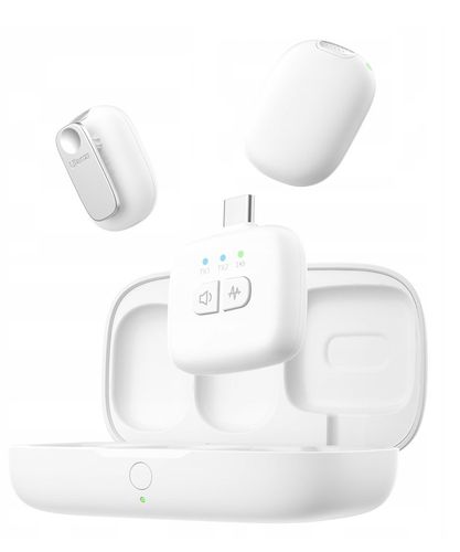 Zestaw do bezprzewodowej transmisji dźwięku Ulanzi A30 Tiny - USB-C, biały na Arena.pl