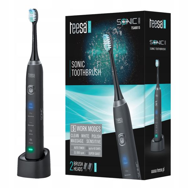 Szczoteczka Soniczna do Zębów Sonic Black zdjęcie 16