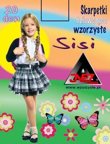 SKARPETKI DZIEWCZĘCE SISI 18-22 biały na Arena.pl