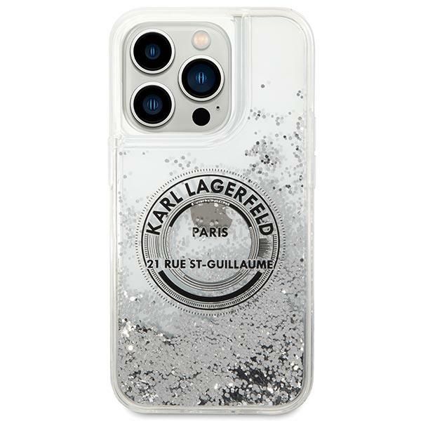 Etui Karl Lagerfeld do iPhone 14 Pro, Srebrny zdjęcie 3