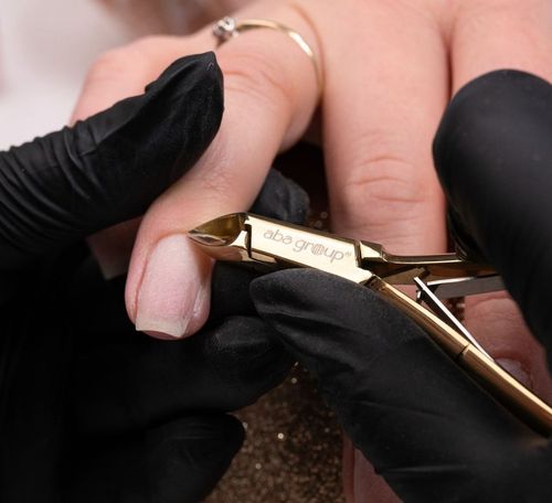 Cążki do skórek dwusprężynowe złote 5mm Ostre PREMIUM Aba Group 1127 na Arena.pl