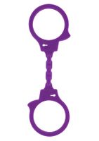 Elastyczne Silikonowe Kajdanki Na Ręce - Stretchy Fun Cuffs Purple