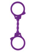 Elastyczne Silikonowe Kajdanki Na Ręce - Stretchy Fun Cuffs Purple