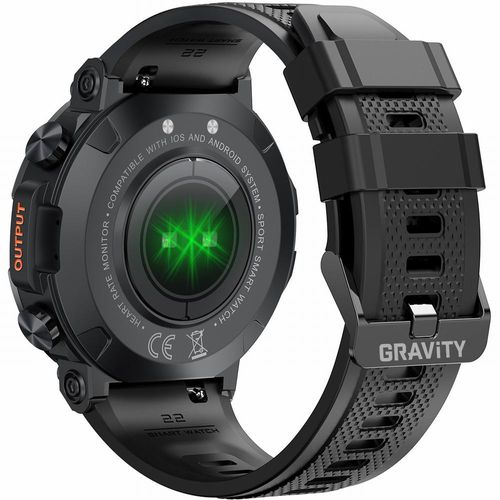 SMARTWATCH MĘSKI Gravity GT7-1 PRO - WYKONYWANIE POŁĄCZEŃ, PULSOKSYMETR (sg018a) na Arena.pl