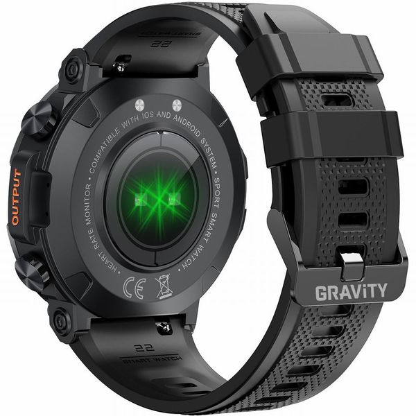 SMARTWATCH MĘSKI Gravity GT7-1 PRO - WYKONYWANIE POŁĄCZEŃ, PULSOKSYMETR (sg018a) zdjęcie 5