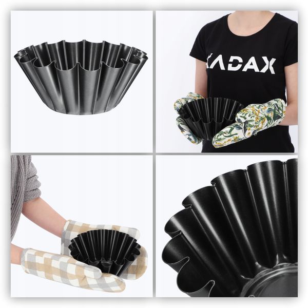 FORMA DO PIECZENIA BLACHA DO BABKI CIASTA 21cm zdjęcie 5