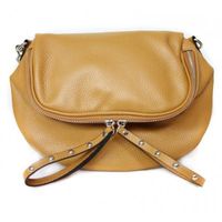 Listonoszka ,chlebak ,nerka Vera Pelle szeroki pasek ,pojemna A5 Camel VP591C
