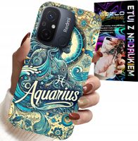ETUI DO XIAOMI REDMI 12C - ZNAK ZODIAKU, WODNIK, ASTRONOMIA PLECKI