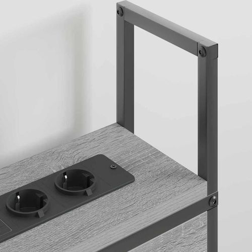 Szafka z Ładowaniem Z zagłówkiem Szary dąb sonoma 160 cm na Arena.pl