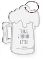 BRELOK ZAWIESZKA grawer z imieniem serce prezent personalizacja