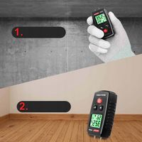 MIERNIK WILGOCI WILGOTNOŚCI WILGOTNOŚCIOMIERZ DREWNA DRZEWA + 2XAKU