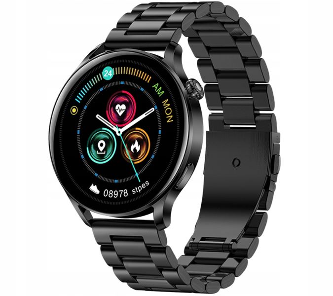 Smartwatch niktrade 206477895 czarny zdjęcie 2
