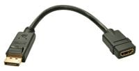 Konwerter DisplayPort do HDMI LINDY czarny