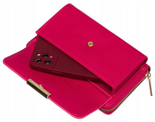 elegancka mini torebka-portfel na długim, doczepianym pasku - 4u cavaldi na Arena.pl