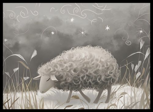 Plakat 55x40cm Bujna Owca na Arena.pl