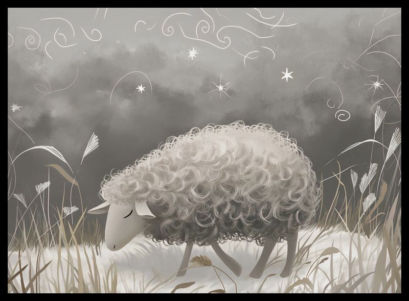 Plakat 55x40cm Bujna Owca zdjęcie 2