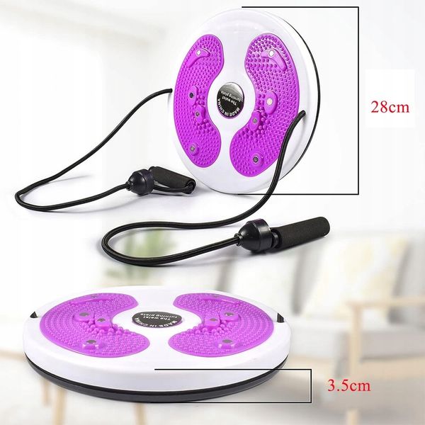 Twist Board z podeszwą masującą do bioder i talii, sprzęt do ćwiczeń w domu zdjęcie 5