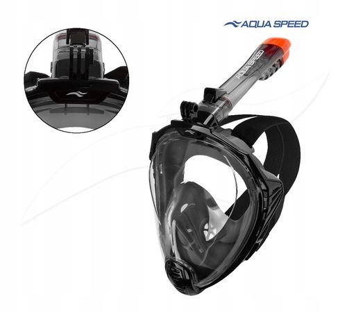 Maska pełnotwarzowa do nurkowania snorkelingu AQUA SPEED Drift L/XL na Arena.pl