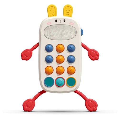 BABYONO ZABAWKA SENSORYCZNA GRA ZRĘCZNOŚCIOWA POP IT DLA NIEMOWLĄT RABBIT na Arena.pl