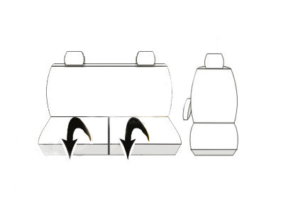 Pokrowce MIAROWE do Opel VIVARO II / Renault TRAFIC III 3osob 1+2 2014-2019 na Arena.pl