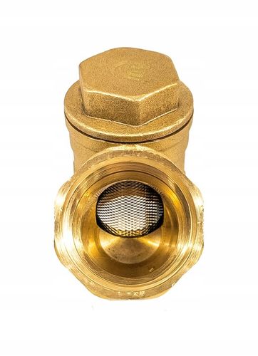 FILTR SKOŚNY SIATKOWY MOSIĘŻNY DO WODY 1" CAL DN25 TMAX 120°C SOLIDNY MOCNY na Arena.pl