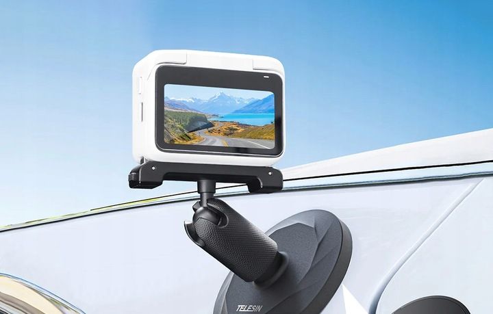 MAGNETYCZNA BAZA MOCOWANIE STABILNE TELESIN DO KAMERY INSTA360 GO3 zdjęcie 2