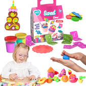 Plastelina Masa Plastyczna Zestaw Kreatywny Słodycze Cukierki Ciastolina