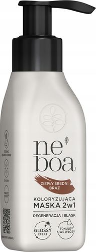 NEBOA MASKA KOLORYZUJĄCA 2W1 CIEPŁY ŚREDNI BRĄZ 100 ML na Arena.pl