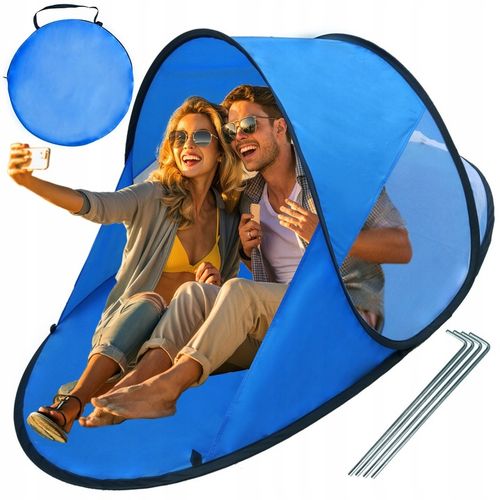 DUŻY NAMIOT PLAŻOWY SKŁADANY PRZENOŚNY PARAWAN SAMOROZKŁADAJĄCY DLA DZIECI na Arena.pl