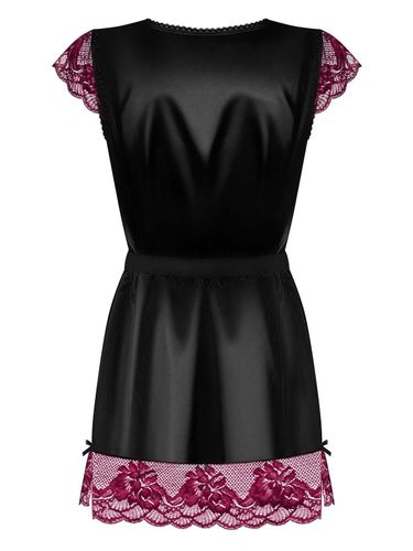 842-PEI-1 peniuar i stringi – satynowa przyjemność Obsessive L/XL na Arena.pl