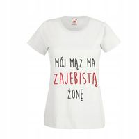 Koszulki dla zakochanych MÓJ mąż ma zajebistą ŻONĘ