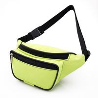 NERKA saszetka biodrówka damska polska neonowa N077 żółta