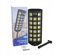 LAMPA SOLARNA 1500W CZUJNIK RUCHU ZMIERZCHU +PILOT