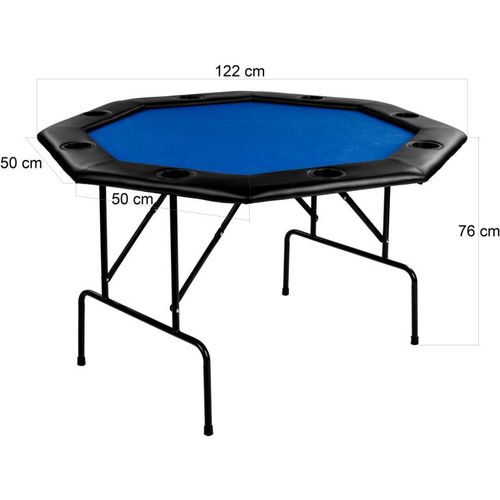 Stół do pokera - niebieski M57305 na Arena.pl